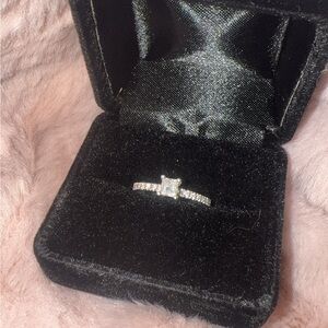 Engagement ring. Size 4.5. Real diamonds.